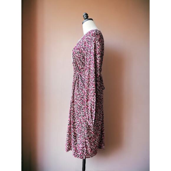 Vintage 60s Prairie Dress | Embroidered Bib Yoke Mini | Romantic Cottagecore | M - Picture 6 of 10